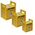 Kit 3x Coletor Perfur 3L Amarelo Descarbox Ecologic - Imagem 2