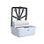 Kit 6x Dispenser p/ Toalha Branco New Classic - Nobre - Imagem 3