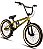 Bicicleta Bmx Série 10 Aro 20 Aço Hi-Ten K7 cog 9 - Dourado - Imagem 1
