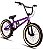 Bicicleta Bmx Série 10 Aro 20 Aço Hi-Ten K7 cog 9 - Roxo - Imagem 1