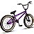 Bicicleta Bmx Série 10 Aro 20 Aço Hi-Ten K7 cog 9 - Roxo - Imagem 3