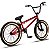 Bicicleta Bmx Série 10 Aro 20 Aço Hi-Ten K7 cog 9 - Vermelho - Imagem 3