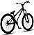 Bicicleta Aro 26 CR-S Quadro Cromoly Pedivela 3 Peças Suspensão Freio Hidráulico - Preto - Imagem 3