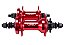 Par Cubos Pro-X Dirt 36 Furos c/ COG de 10 dentes - Vermelho - Imagem 1