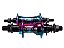 Par de Cubos BMX 36 Furos Rolamentados Cog 9 Rainbow Blue - Imagem 1