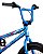 Bicicleta Pro-X BMX Serie 18 - Azul Metálico - Imagem 4