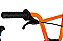 Bicicleta Bmx Aro 20 Retro ProX Serie 5 Pneu Balão Laranja e Preto - Imagem 3