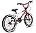Bicicleta Bmx Aro 20 Retro ProX Serie 5 Pneu Balão Vermelho Branco - Imagem 7