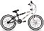 Bicicleta Bmx Aro 20 Retro ProX Serie 5 Pneu Balão Branco Preto - Imagem 2