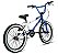 Bicicleta Bmx Aro 20 Retro ProX Serie 5 Pneu Balão Azul Branco - Imagem 6