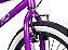 Bicicleta Bmx Aro 20 Retro ProX Serie 5 Pneu Balão Roxo Branco - Imagem 5