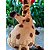 Pelúcia Shakers Bobz Giraffe - Kong - Imagem 2