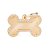 Plaquinha Osso Glam (Diamantes) Dourado - My Family - Imagem 2