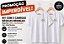 Kit 2 Camisas Masculinas Básicas - Cor Branca - Imagem 1