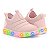 TENIS INFANTIL COM LED NOVOPÉ QUARTZO/PESSEGO - Imagem 2