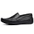 SAPATILHA PEGADA MASCULINO COURO PRETO - Imagem 2