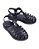 SANDALIA INFANTIL WANDINHA COLLECTION PRETO LILAS - Imagem 1