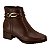 BOTA CUTURNO MOLECA CANO E SALTO BAIXO MARRON FEMININO - Imagem 5