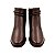 BOTA CUTURNO MOLECA CANO E SALTO BAIXO MARRON FEMININO - Imagem 8