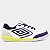 CHUTEIRA FUTSAL UMBRO PRO CHALLENGE UPTAKE BRANCO ROXO - Imagem 1