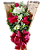 Ramalhete De 3 Rosas Abertas - Imagem 1