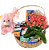 Cesta Bombons e Pelúcia - Imagem 1