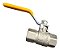 VÁLVULA RETA P/ GAS - 1/2" FÊMEA X 1/2" FÊMEA - Imagem 1