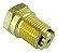 VÁLVULA DE GÁS UGV-1 P-13 LATÃO 1/2" NPT - Imagem 2