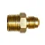 MEIA UNIÃO 1/2" NPT X 3/8 SAE - P/ GAS E REFRIGERAÇÃO - Imagem 2
