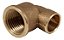COTOVELO JOELHO FEMEA 15MM X 1/2 NPT - BRONZE - Imagem 2