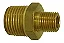 Niple Redução 1/2 X 1/4 Npt Latão - Imagem 3
