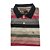 CAMISA POLO PREMIUM LISTRADA ROSA / CAQUI EDGE - Imagem 4