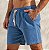 SHORT SARJA COMFY ANKOR AZUL BB - Imagem 2