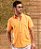 CAMISA LINHO MC ANKOR LARANJA AVERMELHADO - Imagem 1