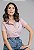 CAMISA FEMININA SOCIAL MANGA CURTA CHAMBRAY URZE - Imagem 2