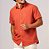 CAMISA LINHO MC ANKOR TELHA - Imagem 1