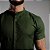 Camisa Vicenza Linho Manga Curta Gola Padre Viès Verde Garrafa - Imagem 2