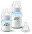 Kit Mamadeira Anti Colic 125 + 260 ml + Bico 4 - Azul - Philips Avent - Imagem 1
