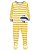 Pijama com pezinho Baleia Amarelo - 18m (12 a 18 meses) - Carter's - Imagem 1