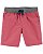 Bermuda Vermelha Cos Cinza - 12m (9 a 12 meses) - Carter's - Imagem 1