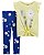 Conjunto 2 Peças Margarida Amarelo/Azul - 2T (2 a 3 anos) - Carter's - Imagem 1