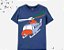 Camiseta Azul Helicoptero - 12m (9 a 12 meses) - Carter's - Imagem 1