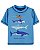 Camiseta UV Tubarão Azul - 12m (9 a 12 meses) - Carter's - Imagem 1