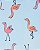 Kit Pijama 4 Peças Flamingo Azul/Rosa - 24m (18 a 24 meses) - Carter's - Imagem 3