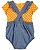 Jardineira Body Jeans Blusa Amarela - 6m (3 a 6 meses) - Carter's - Imagem 3