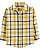 Camisa Social Xadrez Amarela - 12m (9 a 12 meses) - Carter's - Imagem 1