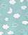 Pijama 2 Peças + Touca Nuvens - 6m (3 a 6 meses) - Carter's - Imagem 2