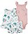 Conjunto 3 Peças Peixes Rosa - 3m (1 a 3 meses) - Carter's - Imagem 1
