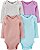 Kit Body 4 Peças Roxo/Azul - 6m (3 a 6 meses) - Carter's - Imagem 1