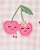 Pijama com pezinho Cerejinha Rosa - 3T (3 a 4 anos) - Carter's - Imagem 2